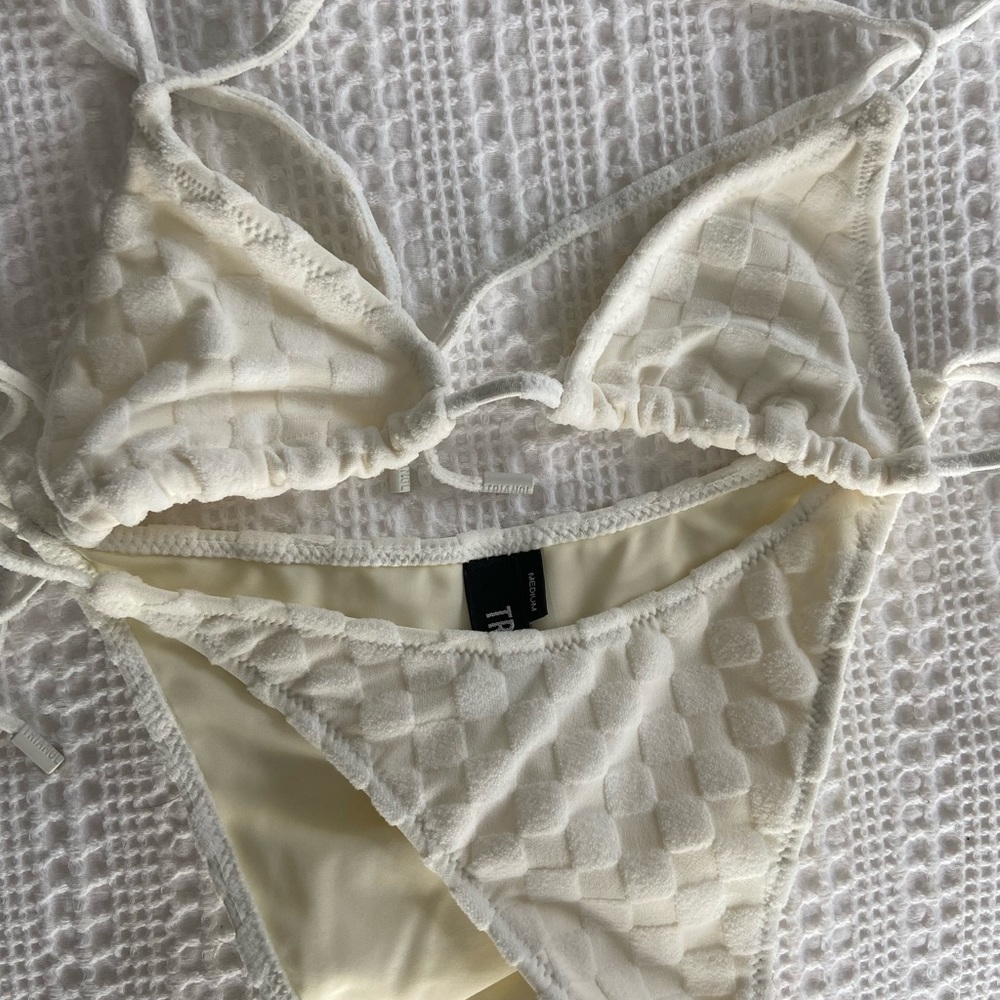 Triangl White Bikini